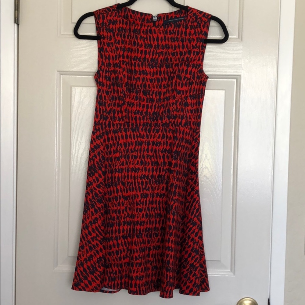 French connection peplum dress